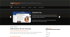 Desktop Screenshot of lerberg.se