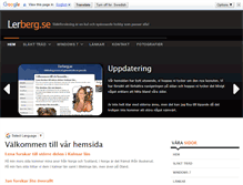 Tablet Screenshot of lerberg.se